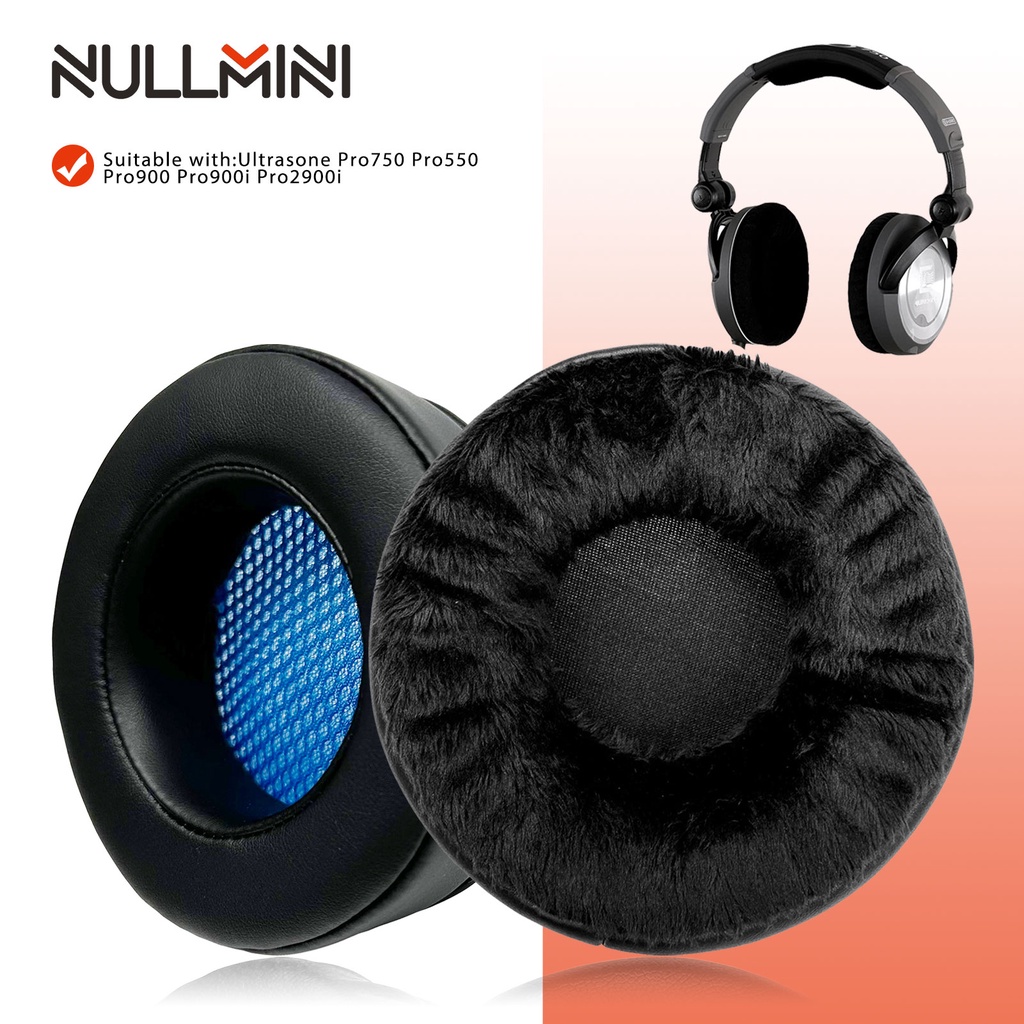Nullmini แผ่นครอบหูฟัง แบบเปลี่ยน สําหรับ Ultrasone Pro750 Pro550 Pro900 Pro900i Pro2900i