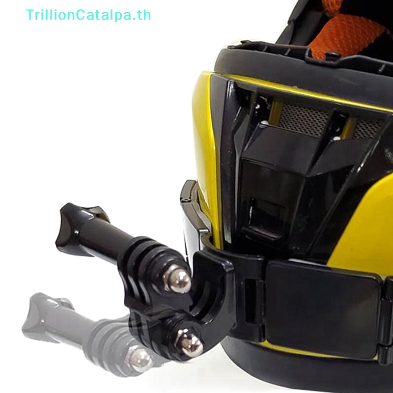 Trillioncatalpa เมาท์ยึดกล้องติดคางหมวกกันน็อค แบบเต็มหน้า อุปกรณ์เสริม สําหรับ Hero 11 10 9 8 7 DJI Insta360 TH
