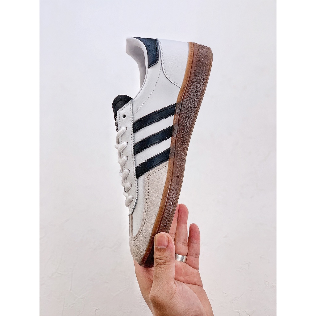 Adidas New Originals Samba OG  สวมกันลื่นป้องกันการลื่นไถลแฟชั่นวินเทจกีฬาลำลองรองเท้าวิ่งบอร์ดIE340