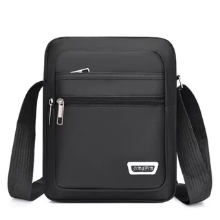 (HB-786) กระเป๋า สะพายข้าง กระเป๋าแมสเซนเจอร์ ผ้าไนล่อน