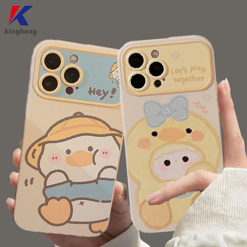 เคสโทรศัพท์มือถือ กันกระแทก ลายการ์ตูนเป็ดน่ารัก ประดับโบว์ สําหรับ VIVO Y02S Y02T Y02 Y11 Y20i Y16 Y15S Y27 V29 V27 V25E Y91 Y15 Y36 Y15A Y91C Y12S Y1S Y35 Y22S Y21S Y19 Y01 V21E Y12 Y02A Y20 Y12A Y31 Y33S