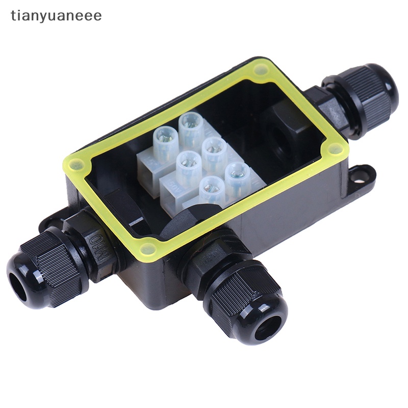 Tianyuaneee กล่องเชื่อมต่อสายเคเบิล 3Way IP66 กันน้ํา พร้อมขั้วต่อ 450v