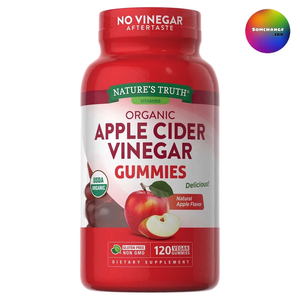 Nature‘s Truth Organic Apple Cider Vinegar 500 mg. Gummies (120กัมมี่) 🍎 กัมมี่แอปเปิ้ลไซเดอร์