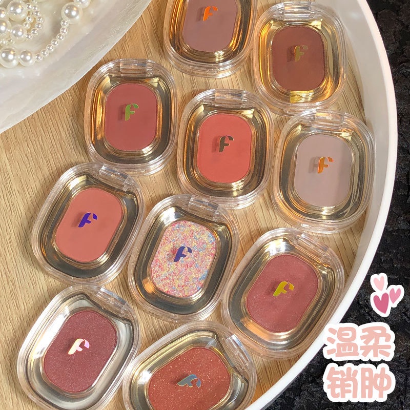 FAICCIA Soft Nude Eyeshadow Palette Low Saturation Shimmer [พาเลทตา] FC003