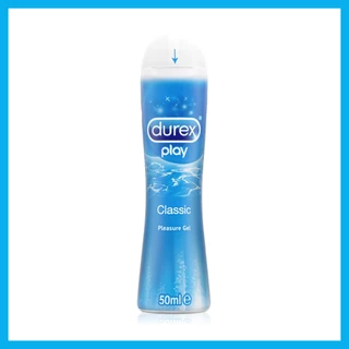 Durex Play Classic Pleasure Gel 50ml เจลหล่อลื่นสูตรน้ำ ปราศจากสีและกลิ่น มอบสัมผัสบางเบาเป็นธรรมชาติ.