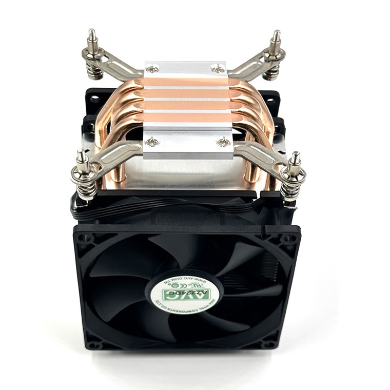 เมนบอร์ดพัดลมระบายความร้อน CPU Avc 4 ท่อทองแดง 12th Generation 1700 Pin 1155 X58 X79 2011