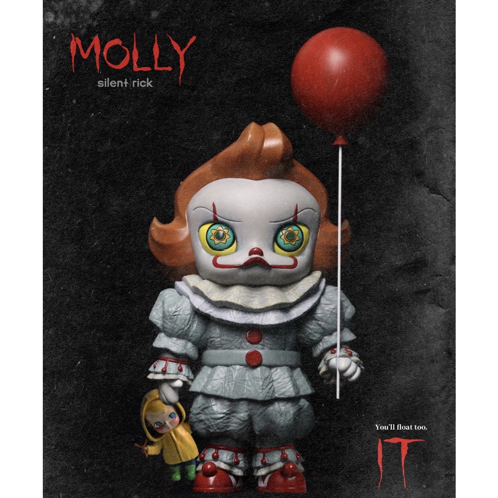 [Pre-Sale Deposit-please ติดต่อผู้ขายเมื่อทําการสั่งซื้อ] Popmart Molly Clown Back to the Soul IT