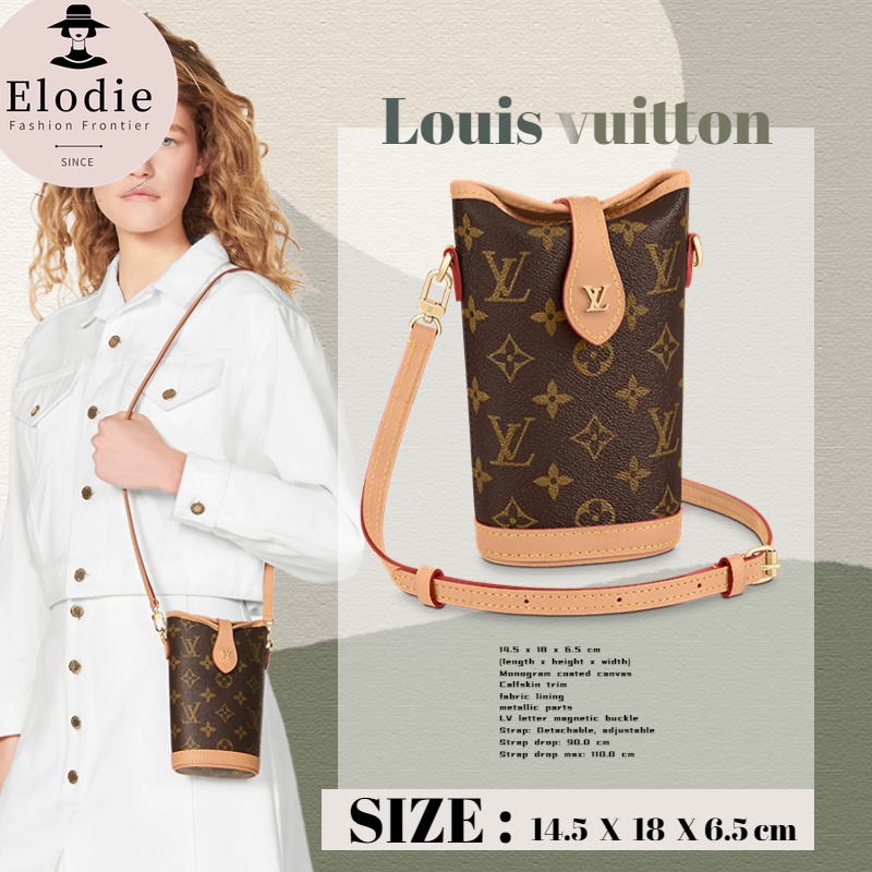 หลุยส์ วิตตอง Louis Vuitton FOLD ME Phone Bag LV Mini Crossbody Bag กระเป๋าใส่เหรียญ