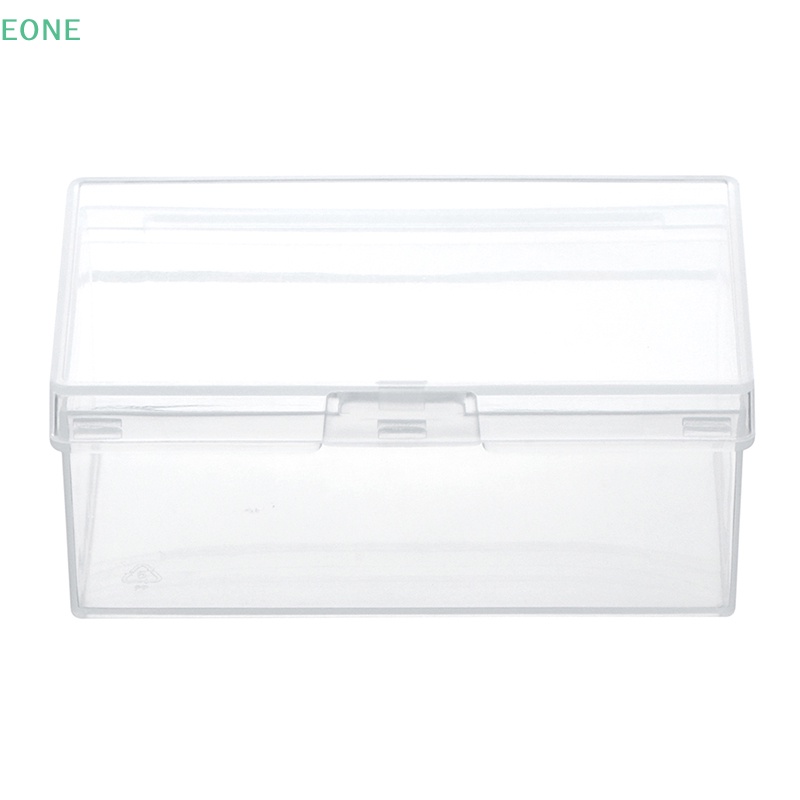 Eone กล่องพลาสติกใส ทรงสี่เหลี่ยม พร้อมฝาปิด สําหรับเก็บสะสม