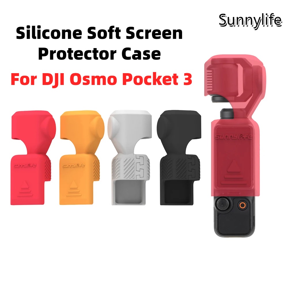 เคสซิลิโคนนิ่ม ป้องกันเลนส์กล้อง สําหรับ DJI Pocket 3 DJI Osmo Pocket 3