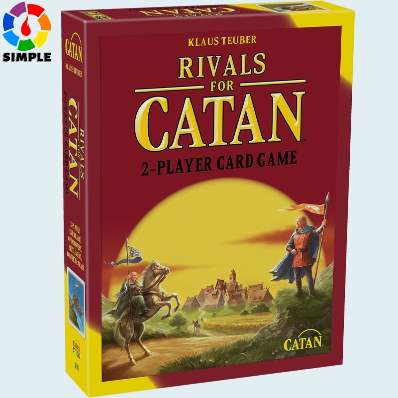 Catan Studio: Rivals for Catan การ์ดเกมสําหรับผู้เล่น 2 คน (เกมฐาน)