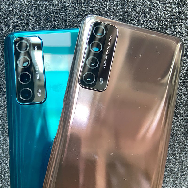 ฝาหลังสําหรับ Huawei Y7A แผงด้านหลังฝาครอบแบตเตอรี่ด้านหลัง Y7A ฝาครอบแบตเตอรี่พร้อมเลนส์กล้อง