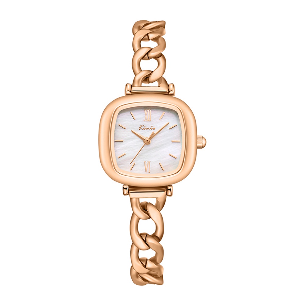 Kimio 6599 นาฬิกาข้อมือควอทซ์ ขนาดเล็ก กันน้ํา เรียบง่าย แฟชั่นใหม่ สําหรับผู้หญิง (ฟรีกล่องนาฬิกาสวยหรู)