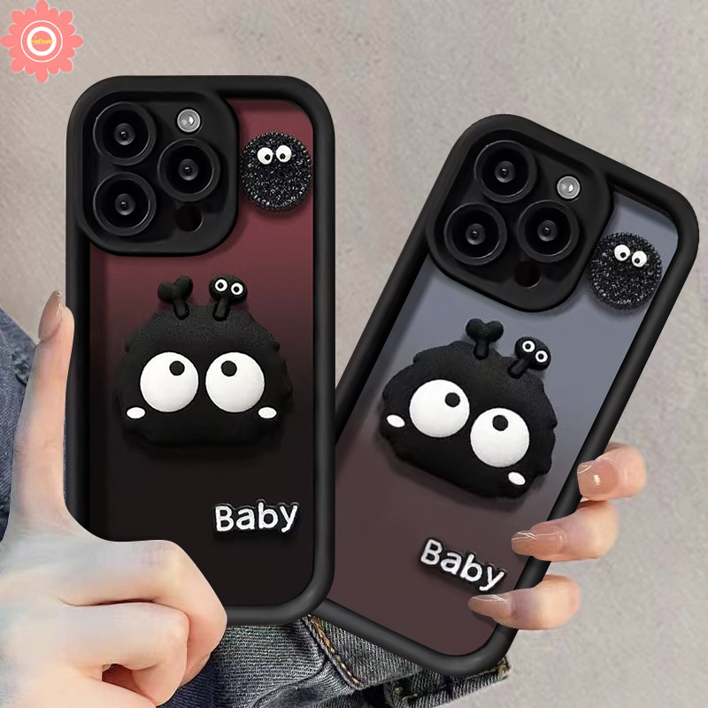 เคสโทรศัพท์มือถือแบบนิ่ม ไล่โทนสี ลายตุ๊กตา 3D สําหรับ Vivo Y27 Y20 Y11 Y27s Y22 Y17 Y35 Y21s Y20i Y30 Y36 Y17s Y02 Y12s Y16 Y15 Y12 Y20s Y33s Y12i V25 V25E V27 Y91 Y91C Y31 Y21 Y22s V29