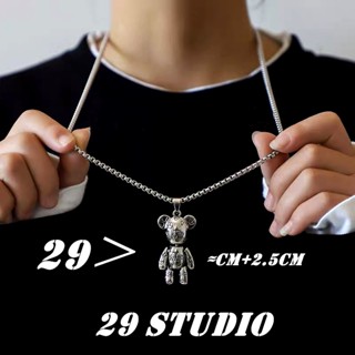 สร้อยคอหมีรุนแรงสไตล์ฮิปฮอป ชุดสร้อยคอแฟชั่น ไม่ลอกหรือเปลี่…