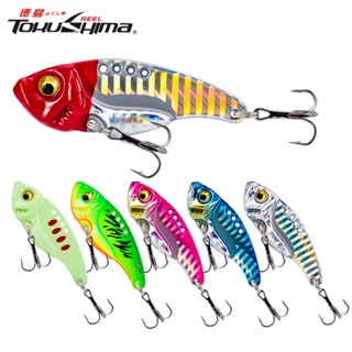 เหยื่อตกปลาโลหะ VIB 3D 6 สี พร้อมตะขอแหลม 1 ชิ้น 3 5 7 10 15…