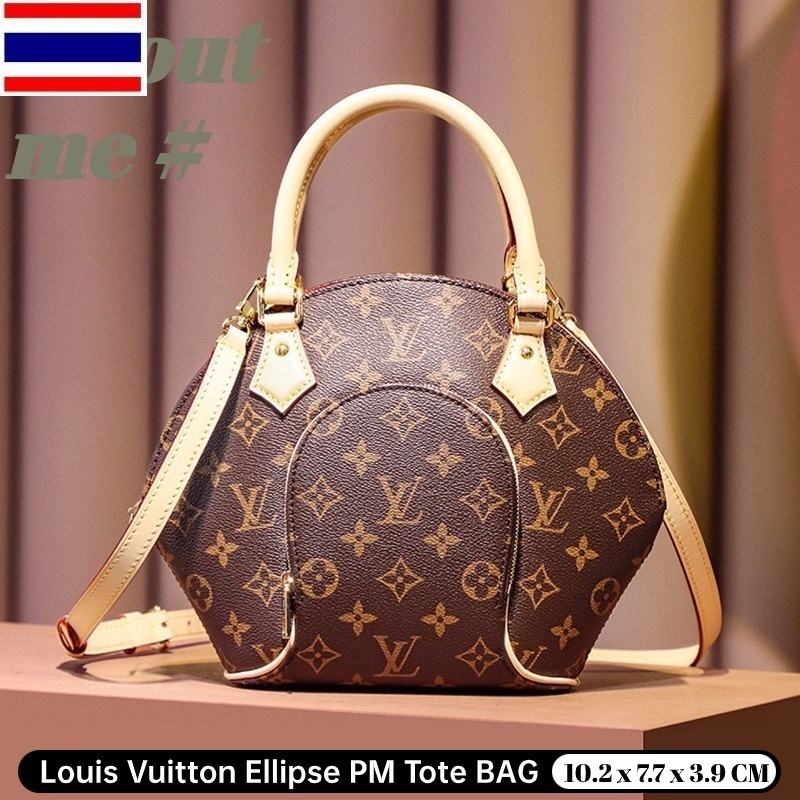 หลุยส์วิตตอง Louis Vuitton Ellipse PM Tote LV Bowling Bag สุภาพสตรี Q034