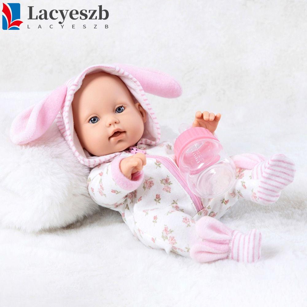 Lacyeszb ตุ๊กตาเด็กทารกเสมือนจริง ซิลิโคนนิ่ม ขนาดเล็ก 30 ซม. หลากสี ของขวัญวันเกิด สําหรับเด็กผู้หญิง