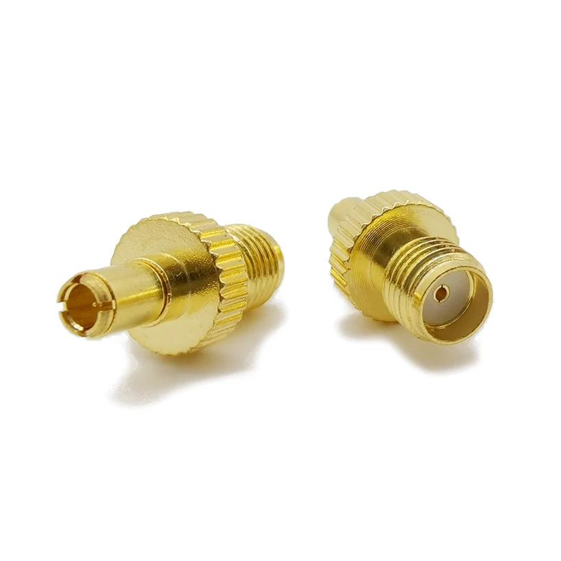 SMA Female to TS9 Male Adapter Gold Plated RF Adapter TS9 Male Plug to SMA Female Jack RF Connector 