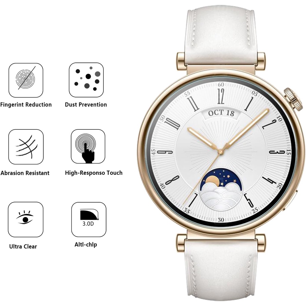 3 ชิ้น HD ฟิล์มกระจกนิรภัยป้องกันหน้าจอ Anti-Scratch