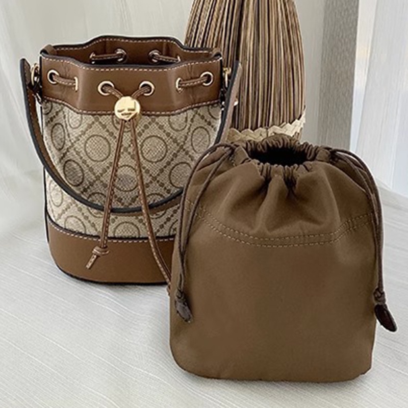 Evertoner กระเป๋าจัดระเบียบ กระเป๋าเครื่องสําอาง ผ้าไนล่อน สําหรับ TB Bucket Bag Liner