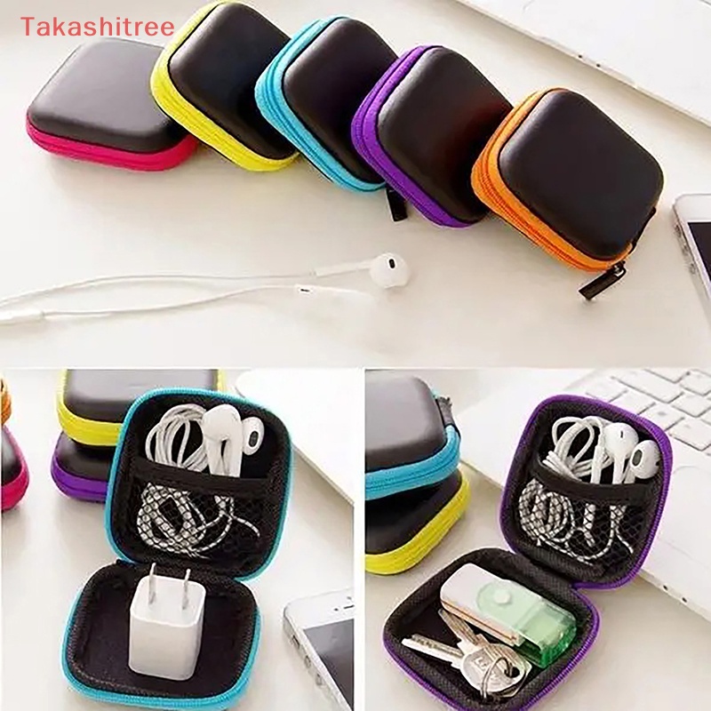 (Takashitree) กระเป๋า EVA สําหรับจัดเก็บหูฟัง สายชาร์จ USB