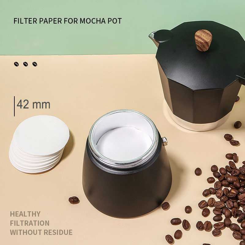 [LTS] กระดาษกรองกาแฟ สําหรับ Moka Pot 100 ชิ้น - OJ-1
