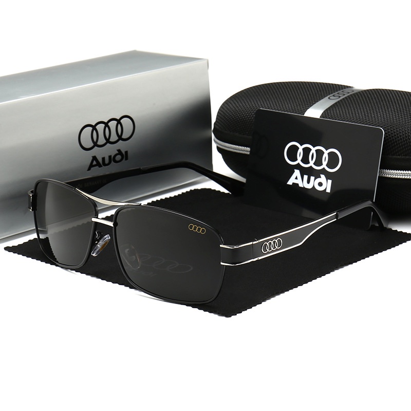 ใหม่ UV400 Audi แว่นตากันแดด ป้องกันรังสีอัลตราไวโอเลต แฟชั่นเรโทร สไตล์คลาสสิก สําหรับผู้ชาย ผู้หญิง