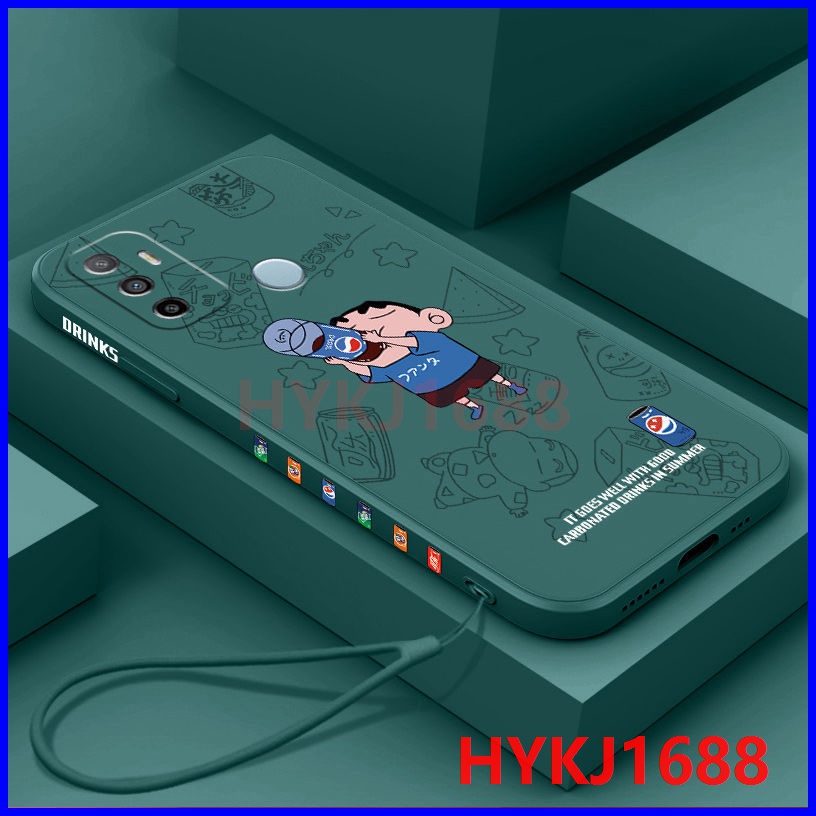 เคส Oppo A53 A31 A54 A55 A9 2020 A5 2020 เคสโทรศัพท์มือถือ ซิลิโคนนิ่ม tpu พร้อมสายคล้อง สําหรับ KCXX