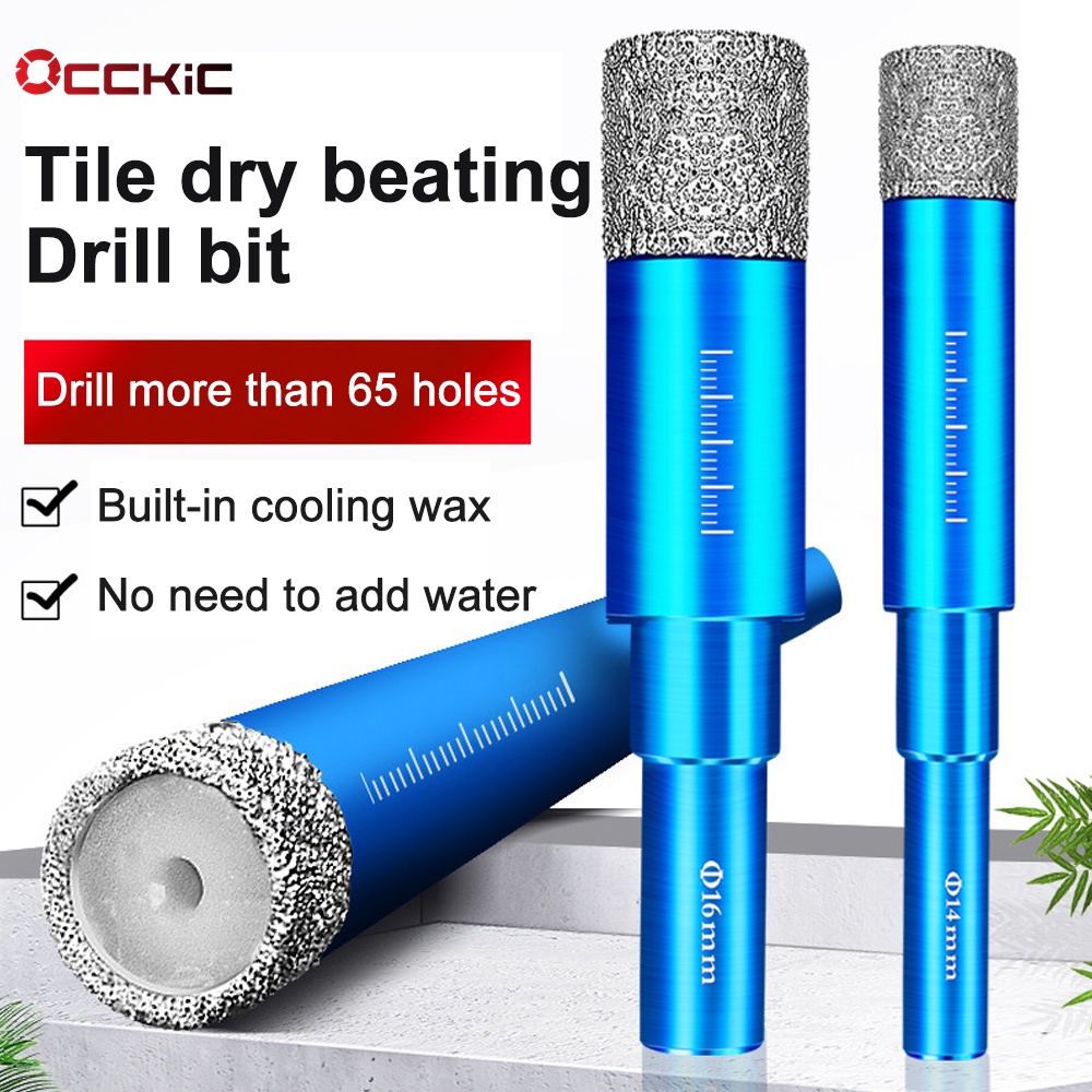 Occkic High Quali ดอกสว่านโฮลซอเจาะรูกระเบื้อง หินอ่อน แกรนิต เซรามิก ทรงกลม 6-16 มม. 1 ชิ้น