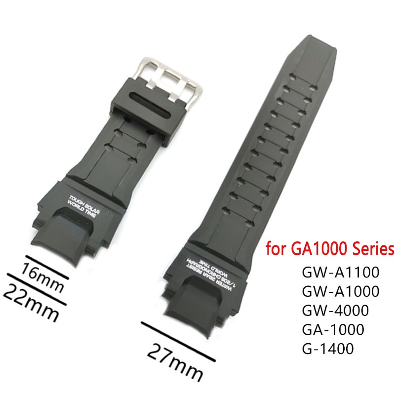 สายนาฬิกาข้อมือซิลิโคน กันน้ํา สําหรับ Casio G-Shock GA-1000 GW4000 A1100 A1000 4000 G-1400 Series