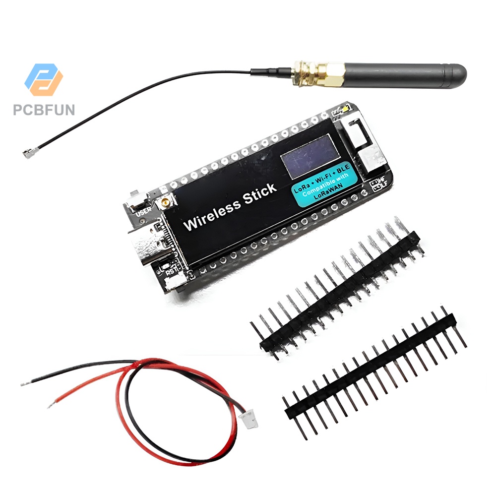Pcbfun Esp32-s3 บอร์ดทดลองบลูทูธไร้สาย V3 Lora Wifi พร้อม Oled 0.49 นิ้ว