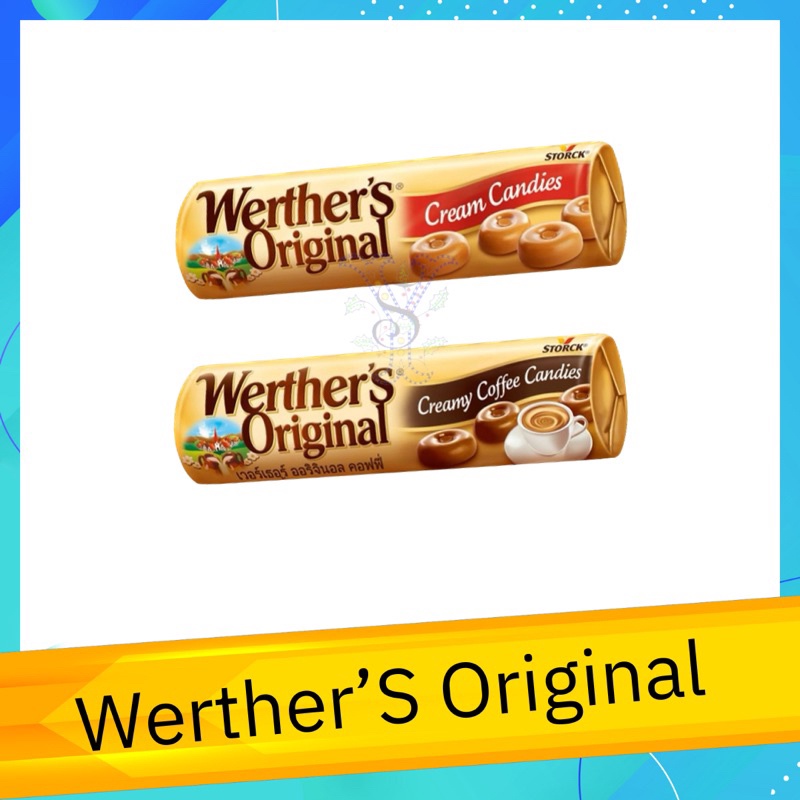 Werther"s Original เวอร์เธอร์ ลูกอมออริจินอลคาราเมล / กาแฟ 50 กรัม