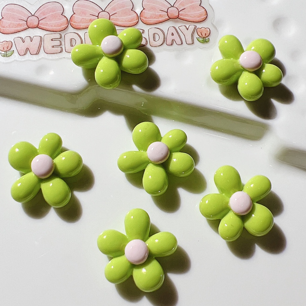 แผ่นกาวเรซิ่น รูปดอกไม้ห้ากลีบ แวววาว แฮนด์เมด diy อุปกรณ์เสริม สําหรับตกแต่งรองเท้า หมวก