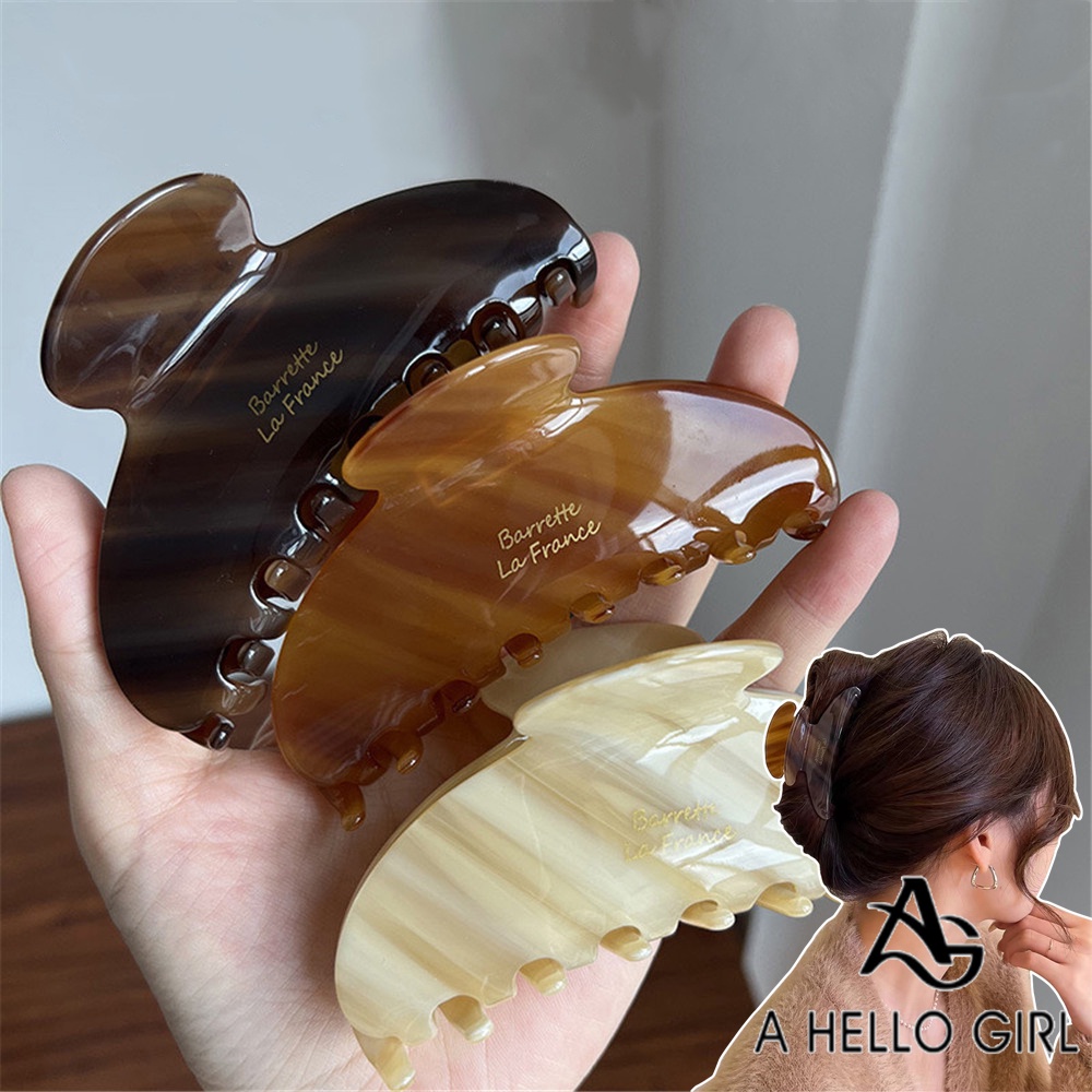 A HELLO GIRL กิ๊บติดผม ขนาดเล็ก ระดับไฮเอนด์ สีดํา แฟชั่นฤดูใบไม้ร่วง และฤดูหนาว สไตล์เกาหลี สําหรับเด็กผู้หญิง