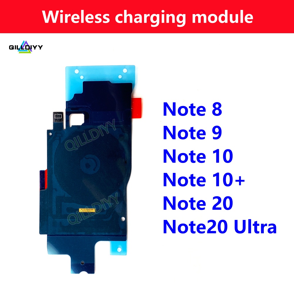 สําหรับ Samsung Galaxy Note 8 9 10 Plus 20 Ultra ไร้สาย ที่ชาร์จ ตัวรับ คอยล์ NFC เข็มทิศ โมดูล อะไหล่ยืดหยุ่น เปลี่ยน