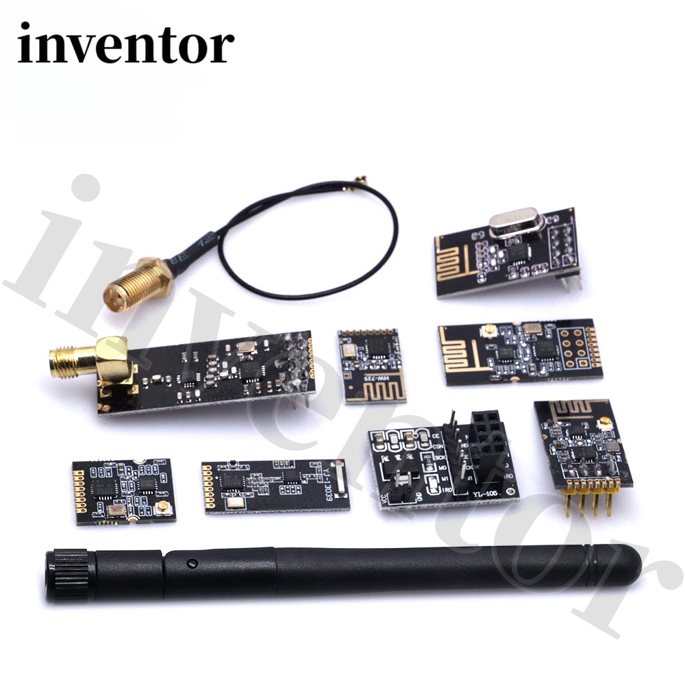 โมดูลส่งสัญญาณข้อมูลไร้สาย NRF24L01+ 2.4G 2.4GHz NRF24L01 NRF24L01+PA+LNA 1000 เมตร สําหรับ Arduino