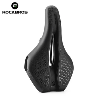 Rockbros อานเบาะนั่งหนัง PU กลวง ระบายอากาศ กันกระแทก กันลื่น น้ําหนักเบา สําหรับรถจักรยานเสือภูเขา