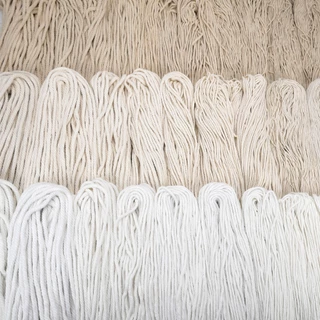 เชือกมาคราเม่ ฝ้ายเกลียว ถักกระเป๋า macrame แบบไจ ขนาด 1-8 มิล ครบทุกไซซ์ 3สี
