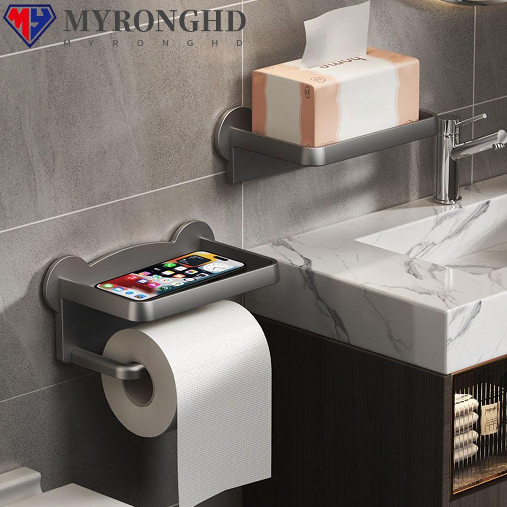 Myronghd ที่วางม้วนกระดาษทิชชู่ แบบพลาสติก ไม่ต้องเจาะผนัง สําหรับห้องน้ํา แข็งแรงและทนทานสีต่างๆเอื้อต่อการออกแบบตำแหน่งของร่างกายมนุษย์มากขึ้น