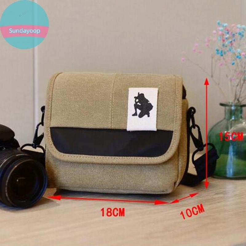 Sund 1PC สําหรับ Canon EOS R100 R10 R50 R7 RP 250D 200D M200 M50 M6 SX70 SX60 Nikon ZFC Z50 Z30 Z5 D3500 B700 B600 P530 P610 กระเป๋ากล้อง DSLR TH