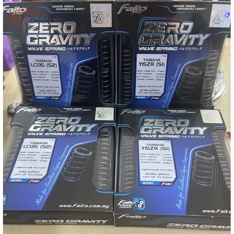 FAITO LC135 Y15 VALVE SPRING SET ZERO GRAVITY S1 /S2