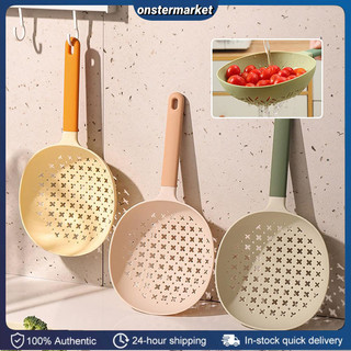 Noodle Vegetable Drain Spoon Large Capacity Silicone High Temperature Resistant Filter Spoon Kitchen
