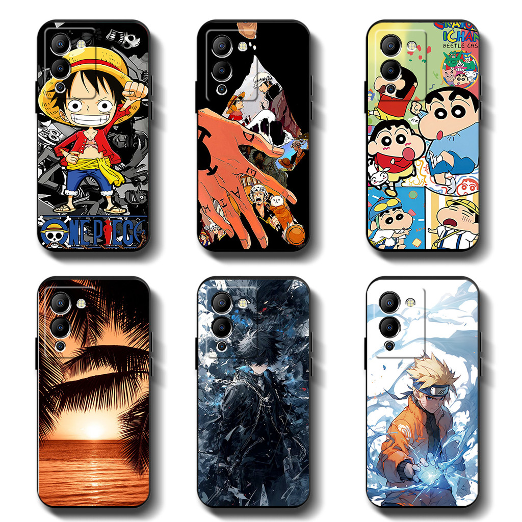 เคสนิ่มสีดําสําหรับ Infinix Note 12 G96 X670 Anticrack Casing คุณภาพสูง TPU Cover ป้องกันยางซิลิโคนเคสโทรศัพท์