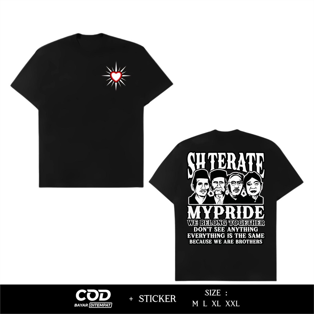 PSHT SH Terate My Pride We Belong Together เสื้อยืดพรีเมี่ยม Dtf พิมพ์ Anti-Fade AB4