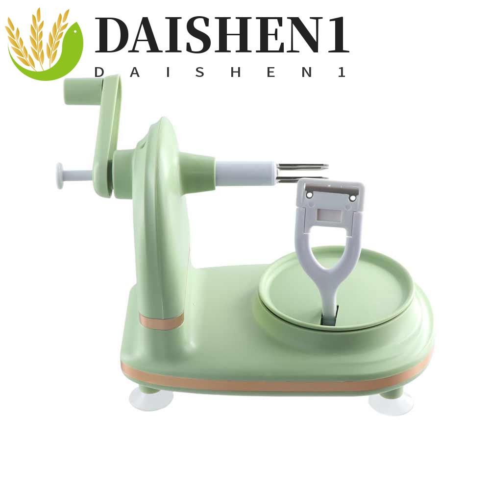 Daishen1 เครื่องปอกผลไม้แบบมือหมุน, เครื่องปอกเนื้อถั่วเขียวพลาสติก|สิ่งประดิษฐ์ปอกเปลือกประหยัดแรงงานด้วยถ้วยดูดไม่เจ็บมือเครื่องปอกอัตโนมัติบ้าน