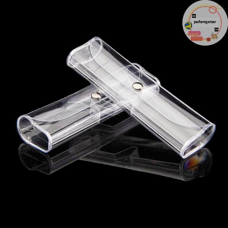 Pufangstar Ultralight แบบพกพาแว่นตาอ่านหนังสือกล่องโปร่งใสขนาดเล็กผู้ถือแว่นตาสําหรับผู้ชายและผู้หญิง TH