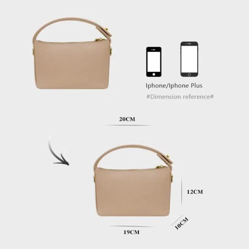 แฟชั่น ใหม่ Monochrome กระเป๋าถือเกาหลีรุ่นอินเทรนด์ผู้หญิง PU หนัง Crossbody กระเป๋า Casual อเนกประสงค์ Commuting - รูปที่ 5