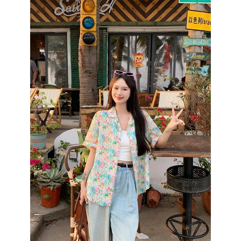 mimi&didi เสื้อแขนสั้นลายดอกไม้ W374 thumbnail 8