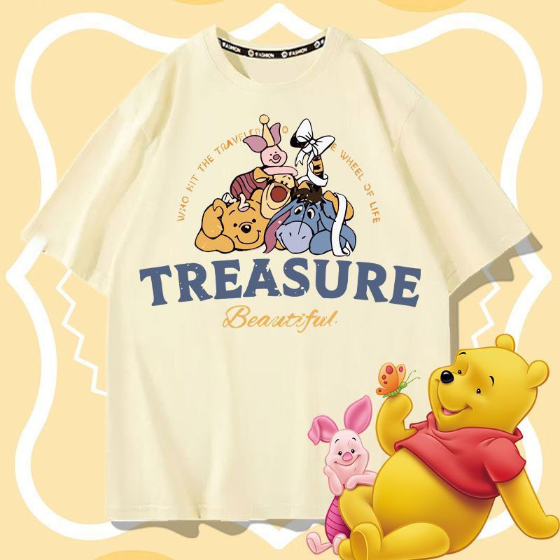 KKS🚀พร้อมส่ง🚀เสื้อยืดผู้หญิงพิมพ์ลายแมวสุดน่ารัก🐱แขนสั้นคอกลม ผ้าคอตตอน โอเวอร์ไซซ์ ทรงหลวม ระบายอากาศ